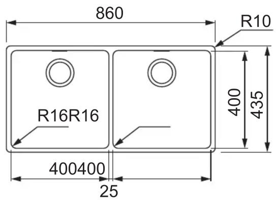 860 R10 R16R16 400 435 400400 25
