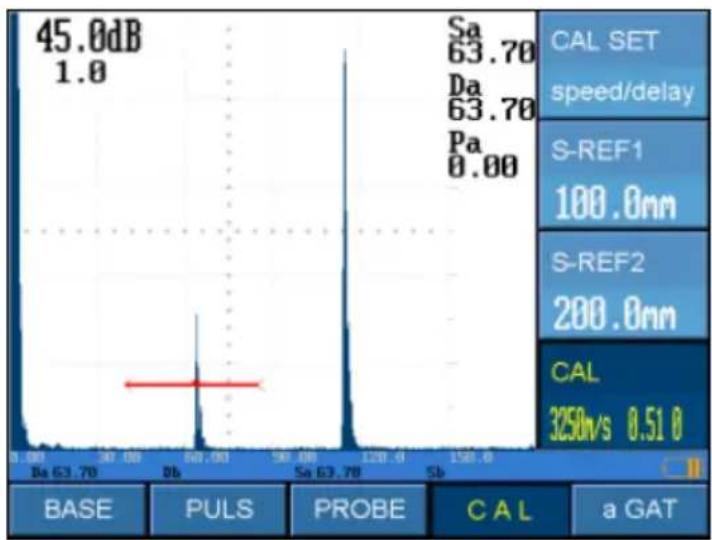 PCE Instruments USC 20 - Auto-Kalibrierung der Verzögerung des Winkelprüfkopfs - 2