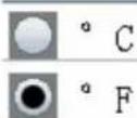 PCE Instruments PCO 2 RH - Units (°C / °F) - 1