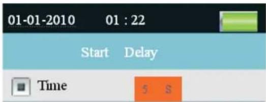 01-01-2010 01:22 Start Delay Time 5 S