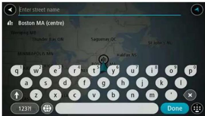Enter street name Boston MA (centre) Winnipeg MB Thunder Bay ON Saguenay QC St John's NL MINNEAPOLIS MN Halifax NS q 1 w 2 H 3 e 4 r 5 NE t 6 y 7 u 8 i 9 o 0 p 0 a s d f g h j k l z x tA c v b n m ' × 123?! Done
