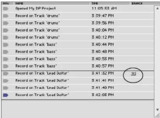 NAME Opened My DP Project Record on Track 'drums' Record on Track 'drums' Record on Track 'drums' Record on Track 'drums' Record on Track 'drums' Record on Track 'drums' Record on Track 'bass' Record on Track 'bass' Record on Track 'bass' Record on Track 'bass' Record on Track 'lead guitar' Record on Track 'lead guitar' Record on Track 'lead guitar' 3:41:32 PM 3:41:41 PM 3:41:49 PM 3:42:08 PM