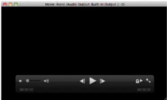 Movie: None (Audio Output: Built-in Output 1-2) 00:00:00 00:00:00