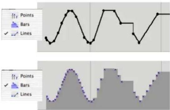 MOTU Digital Performer 10 - EDITING CONTINUOUS DATA IN LINES MODE - 1