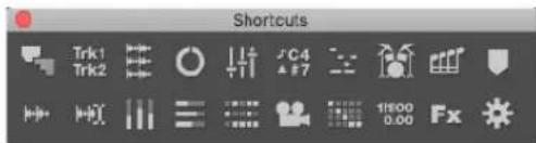 Shortcuts Trk1 Trk2 J/C4 J/C7 1/1000 0.00 Fx