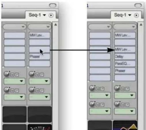 Seq-1 MW Lev... Phaser MW Lev... MW Lev... Delay PhaseEQ... Phaser Seq-1