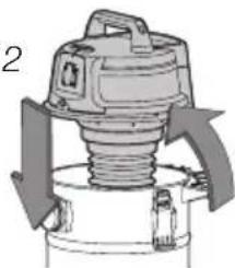 Mechanical component diagram showing a piston assembly with directional arrows indicating motion (no text or symbols)