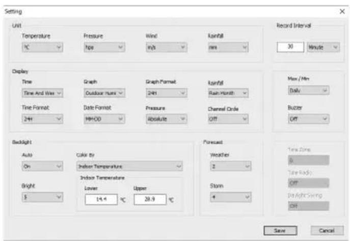 Cotech FT-0205 - Einstellungen (Settings) - 1