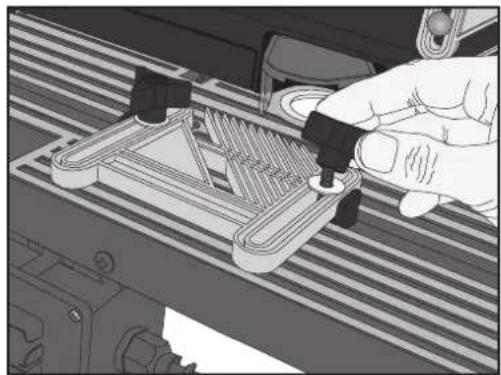 Cotech RT150/1 - Step 6. Fitting the featherboards - 2