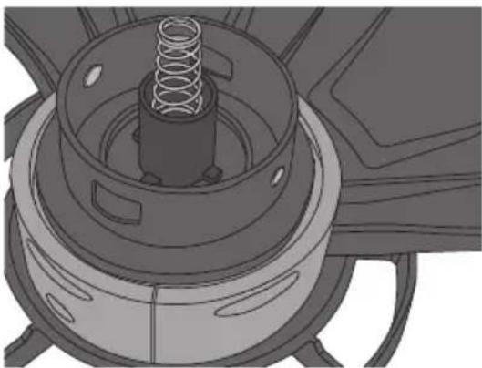 Cotech DCGT102B - Changing the trimmer line - 3