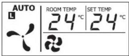 AUTO ROOM TEMP 24°C SET TEMP 24°C