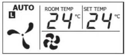 AUTO ROOM TEMP 24 °C SET TEMP 24 °C