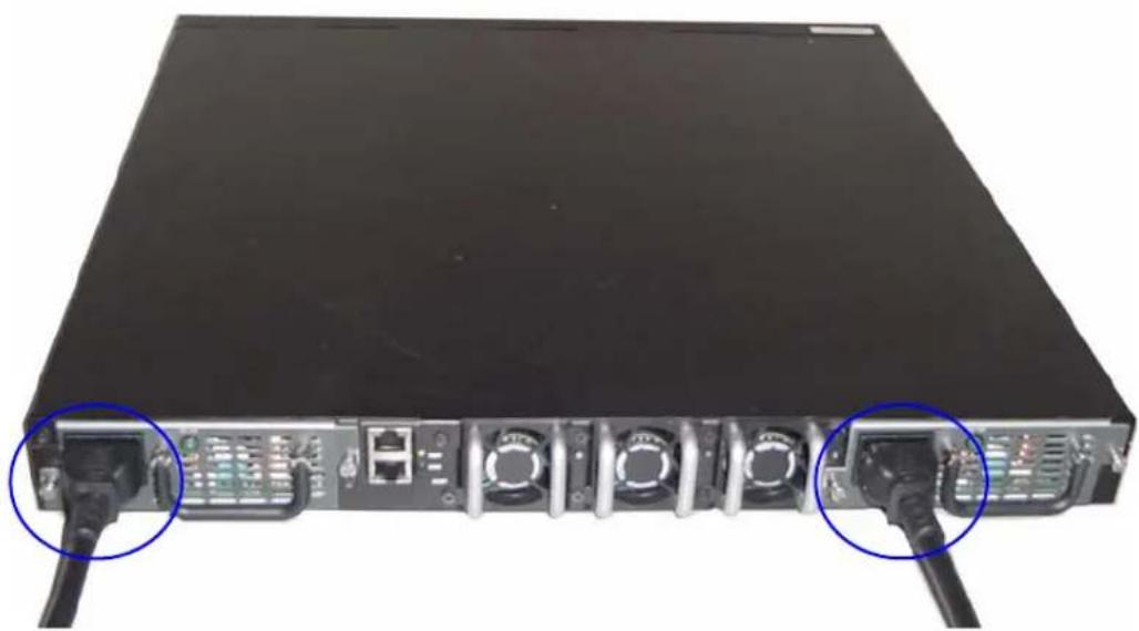 DELL PowerConnect 8024 - Connexion du commutateur à un bloc d'alimentation - 3