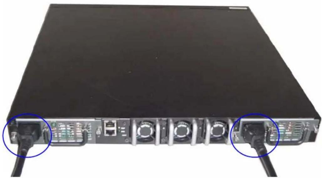 DELL PowerConnect 8024 - Connecting a Switch to a Power Supply - 3