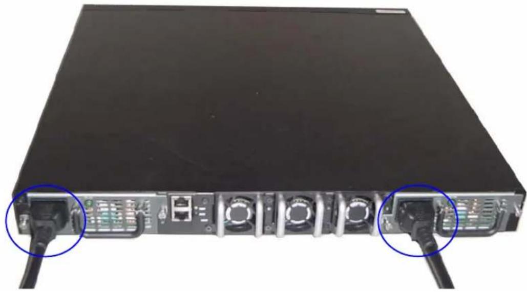 DELL PowerConnect 8024 - Verbinden eines Switches mit einem Netzteil - 3