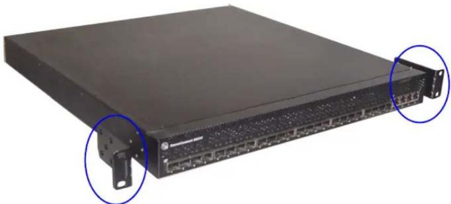 DELL PowerConnect 8024 - Şekil 1. Destekleri Takma - 1