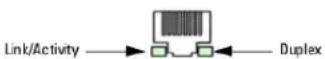 DELL PowerConnect M6220 - LEDs an den XFP-Modul-Ports - 1