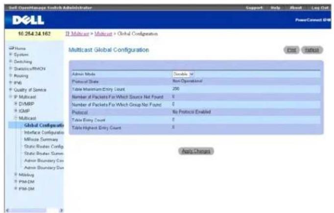 DELL PowerConnect M6220 - Globale Multicast-Konfiguration - 1