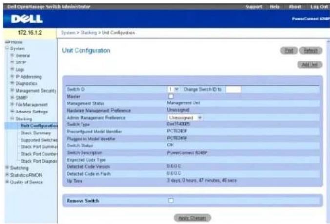 DELL PowerConnect M6220 - Einheit-Konfiguration - 1