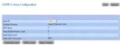 DELL PowerConnect M6220 - Konfigurieren eines OSPFv3-Bereichs - 1