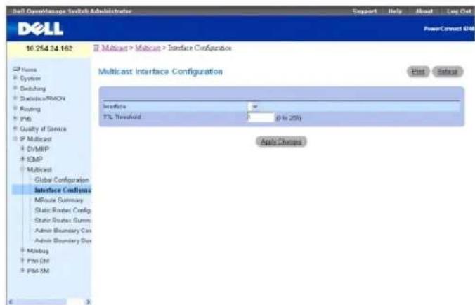 DELL PowerConnect M6220 - Multicast-Schnittstellen-Konfiguration - 1