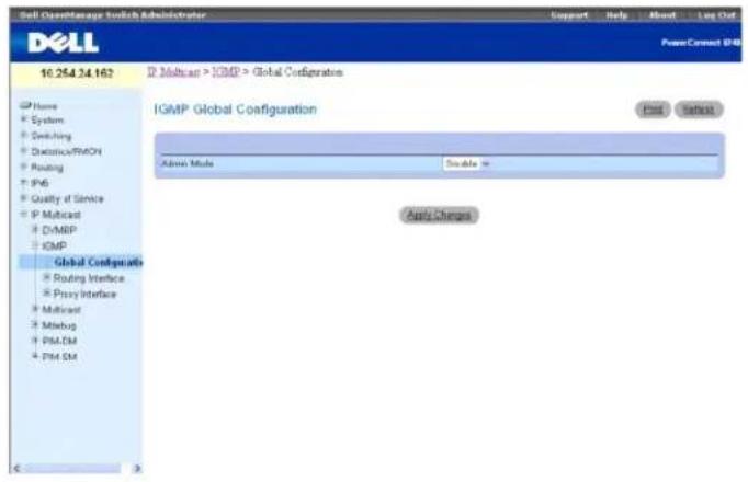 DELL PowerConnect M6220 - Globale I GMP-Konfiguration - 1