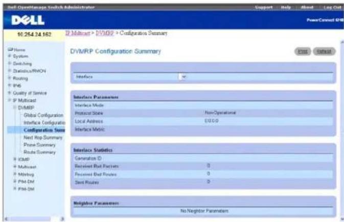 DELL PowerConnect M6220 - DVMRP-Konfigurationsübersicht - 1