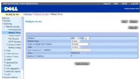 DELL PowerConnect M6220 - Mehrere Hosts - 1