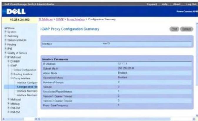 DELL PowerConnect M6220 - IGMP-Proxy-Konfigurationsübersicht - 1