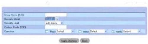 Group Name (1:30) Security Name Security Level Checkout Profile (0:30) Question Reset Default Write Default Apply Default Auto Charges Back