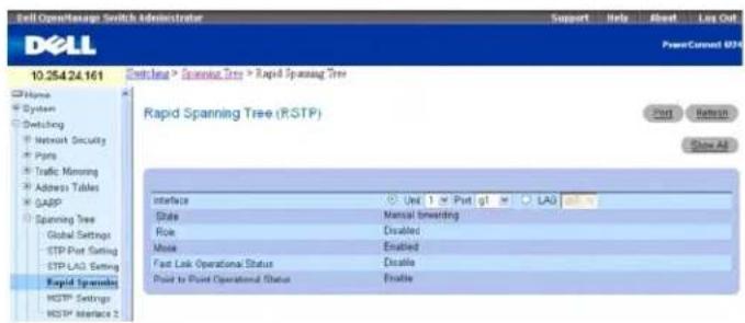 DELL PowerConnect M6220 - Rapid Spanning Tree - 1