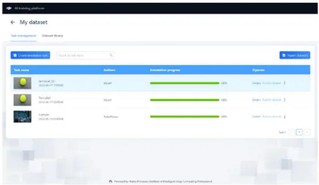 DJI AI Education Set - Meine Datensätze - 1