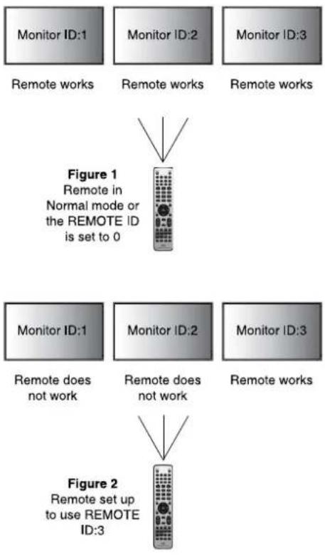 NEC MultiSync MDC551C8 - TO SET/RESET REMOTE CONTROL MODE - 1
