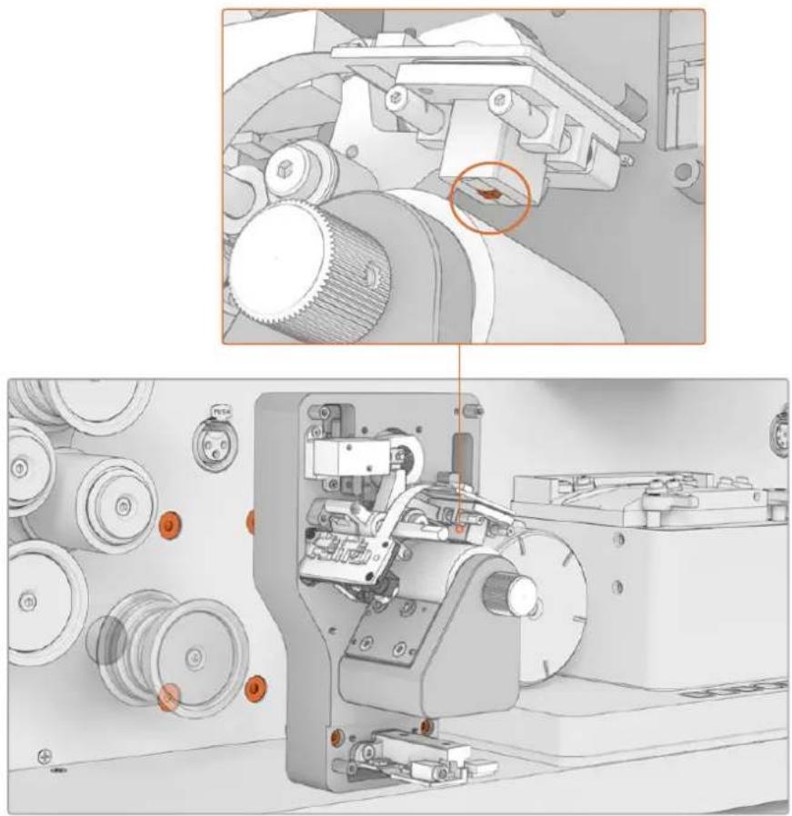 Blackmagic Design Cintel Scanner - Cleaning the Audio and KeyKode Reader's Magnetic Audio Head - 1