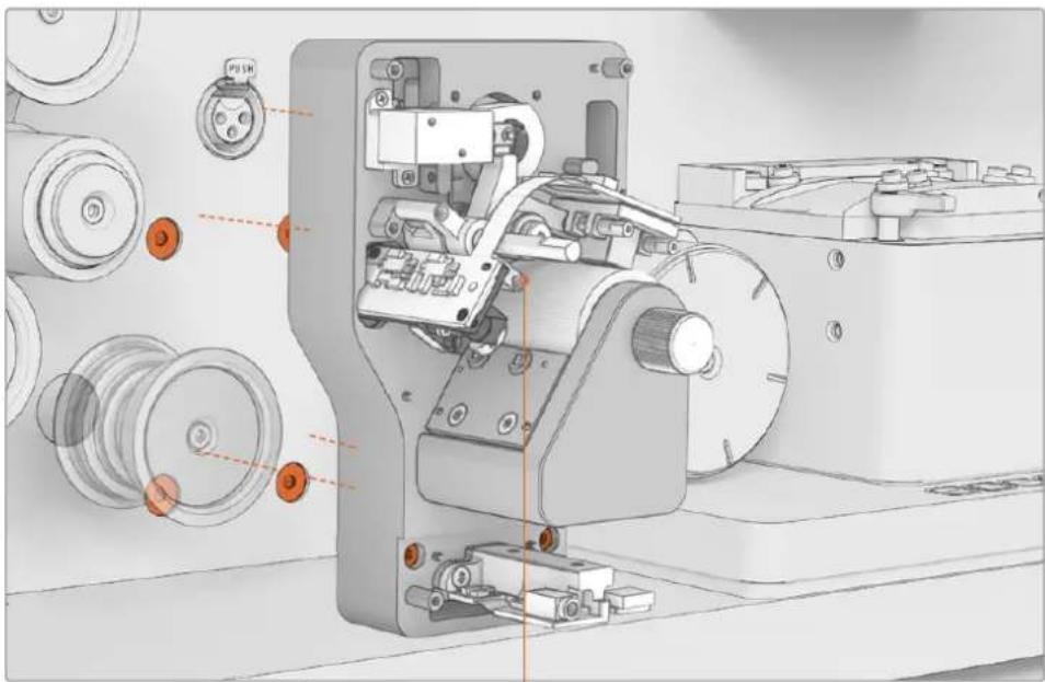 Blackmagic Design Cintel Scanner - Attaching the Audio and KeyKode Reader - 4