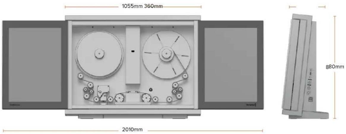 1055mm 360mm 2010mm 880mm