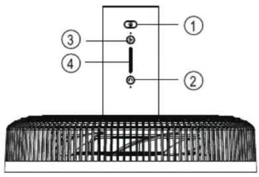 Technical diagram of a mechanical assembly with numbered components and structural details