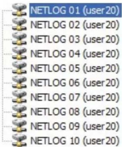 NETLOG 01 (user 20) NETLOG 02 (user 20) NETLOG 03 (user 20) NETLOG 04 (user 20) NETLOG 05 (user 20) NETLOG 06 (user 20) NETLOG 07 (user 20) NETLOG 08 (user 20) NETLOG 09 (user 20) NETLOG 10 (user 20)