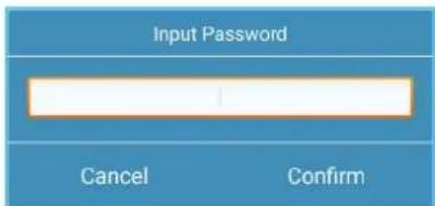 Input Password Cancel Confirm