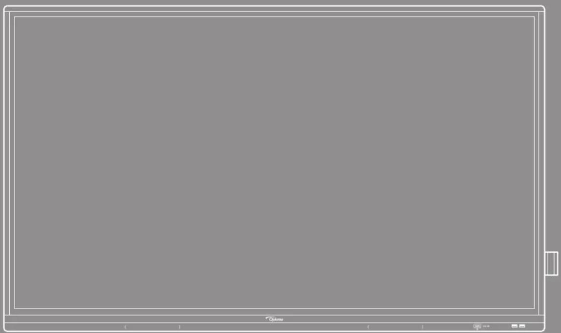 OPTOMA 5752RK - Interactive Flat Panel - 1