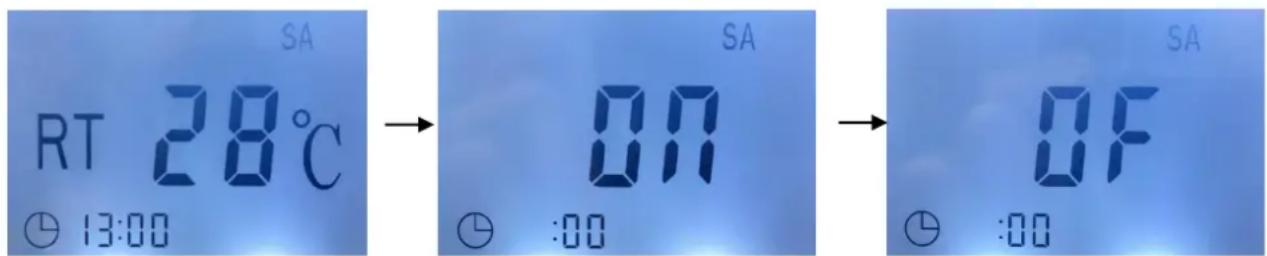 Emerio PH-121263.1 - Pri napravi lahko preklopite med običajnim in tedenskim načinom delovanja. - 2
