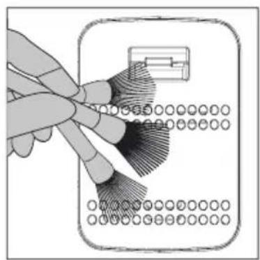 ECG AP3 Pure Comfort - Curățarea senzorului pentru calitatea aerului: - 1