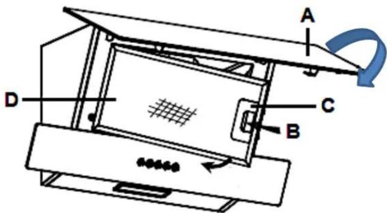 PKM BS38-60 ABPH - DEINSTALLATION / INSTALLATION DER ALUMINIUM - FETTFILTER - 2