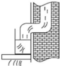 PKM BS38-60 ABPH - Installation: Rückschlagklappe / Dunstabzugshaube - 1