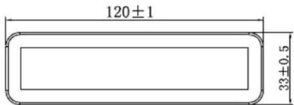 120±1 33±0.5