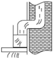 PKM BS47-60ABTH - Installation: one way valve / extractor hood - 1