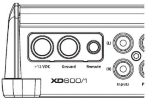 JL Audio XD6001 - stromanschHlÜsse - 1