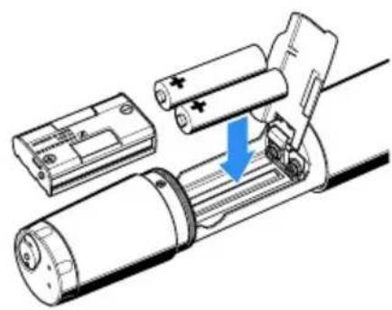 SENNHEISER HDE-2020-D V2 - Batterien oder Akkupack in das Funkmikrofon einsetzen/wechseln - 4