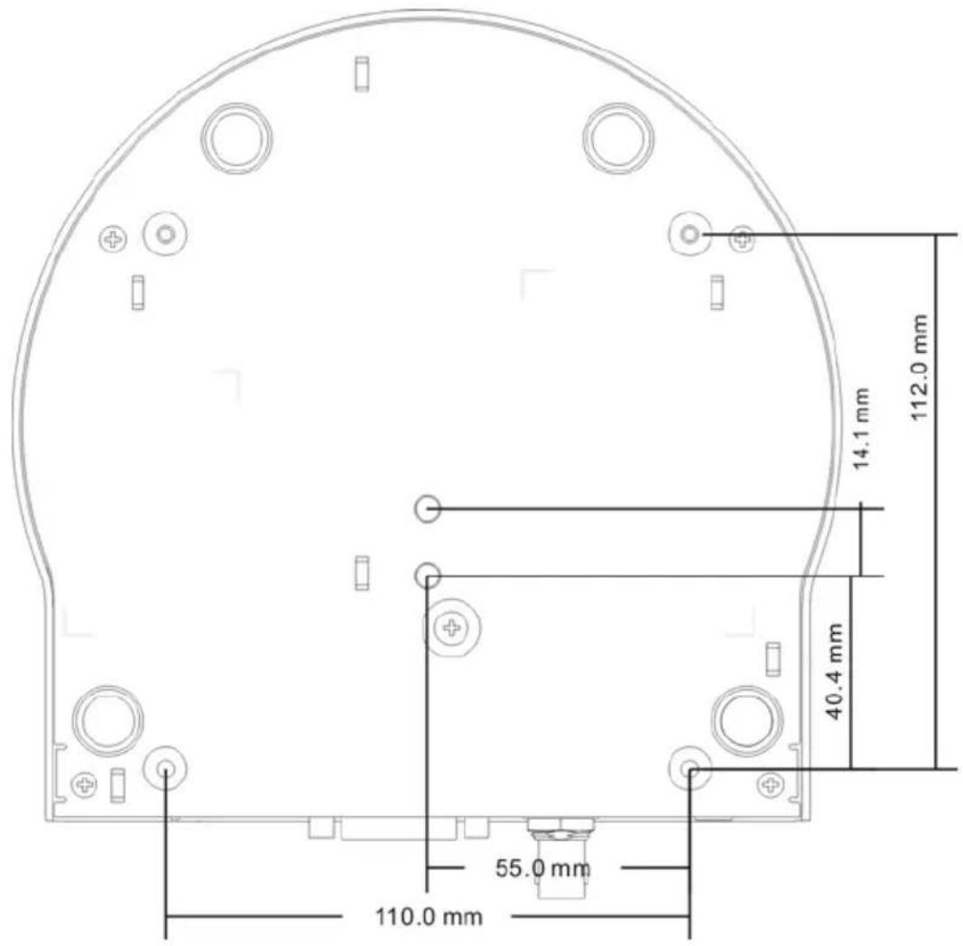 Marshall Electronics CV620-BK4 - Size Diagram - 5