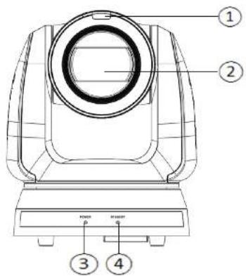 Technical diagram of a mechanical device with numbered components labeled 1, 2, 3, and 4.